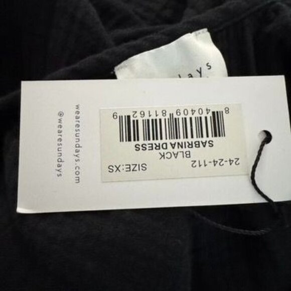 Tibi Asymmetric leather Wrap Dress size 0 black lamb leather and silk sleeveless - Picture 10 of 11